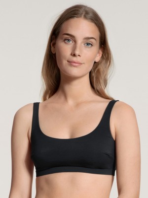 Yoga Calida Natural Skin Bustier, Cradle To Cradle Certified® Femme Noir | BS2431807