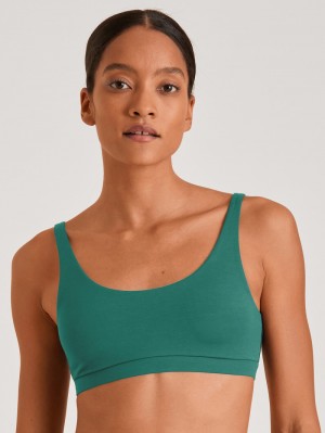 Yoga Calida Natural Skin Bustier, Cradle To Cradle Certified® Femme Vert | NV8175064